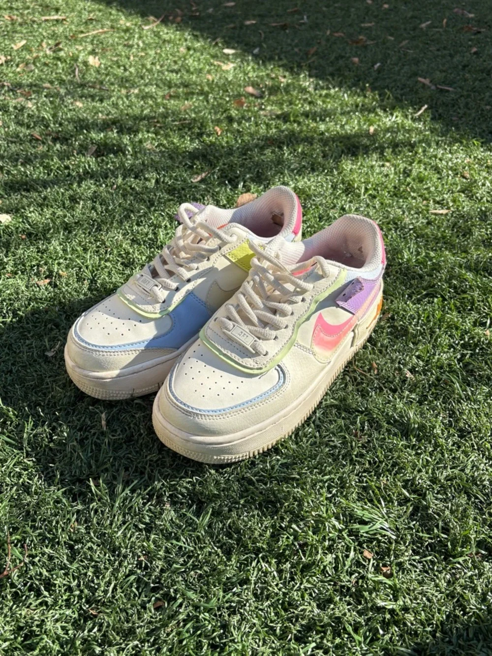 Nike Low-Top Air-Force One Shadow Pastel - Picture 9 of 9